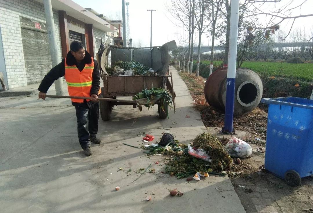 ​宛城区溧河乡设立村级保洁岗位助力贫困群众脱贫增收