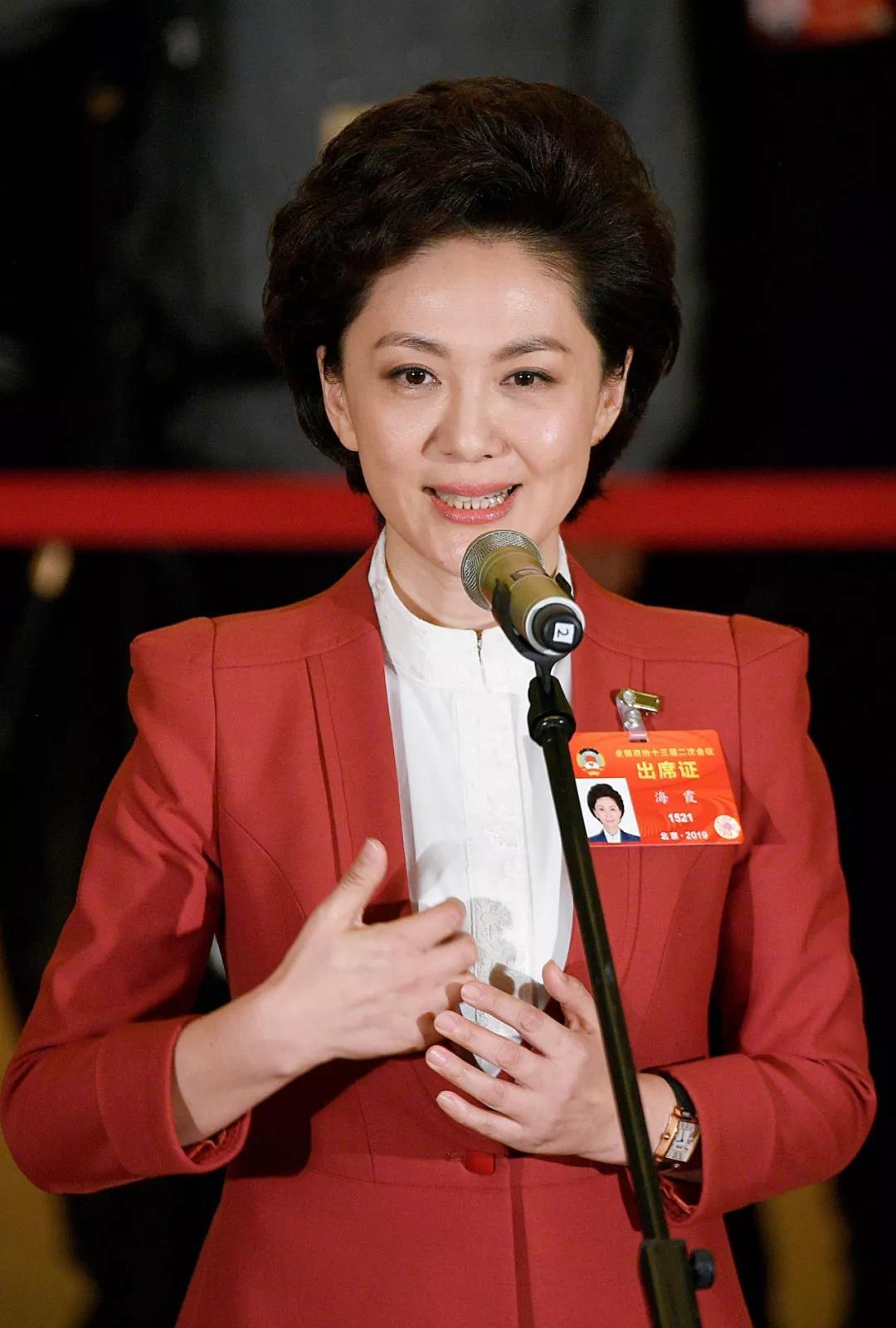 推广普通话助力脱贫全国政协委员,中央广播电视总台央视新闻主播海霞